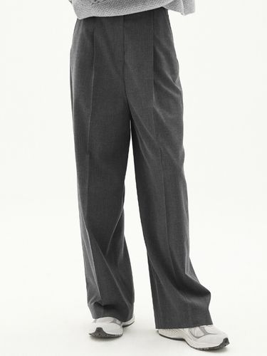 Wide Set-up Pants (Grey) - HAE BY HAEKIM - Modalova