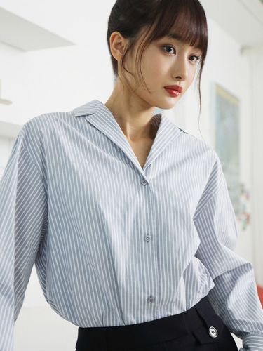 Conny Stripe Shirt _ Grey - OSTKAKA - Modalova