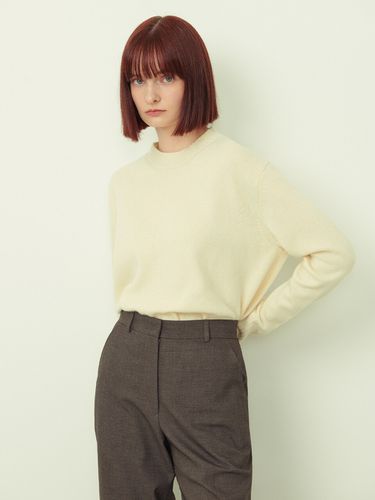 Cashmere Basic Pull Over Knit _ - OSTKAKA - Modalova