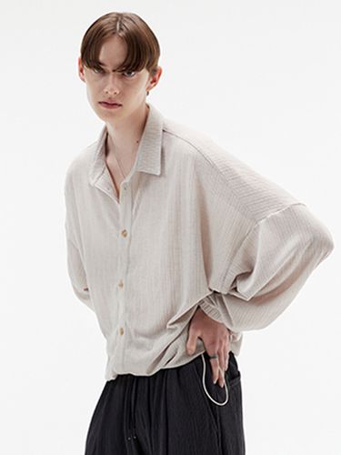 Stingray Pleated Shirt Beige - DNSR - Modalova