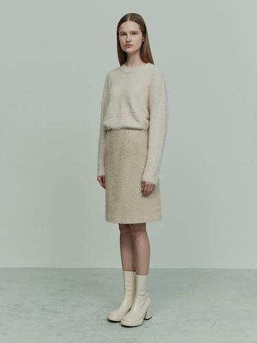 Wool Blend Mini Skirt - RE RHEE - Modalova