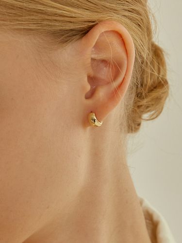 Wide Basic One-touch Earrings #LSE02 - LUNNE - Modalova