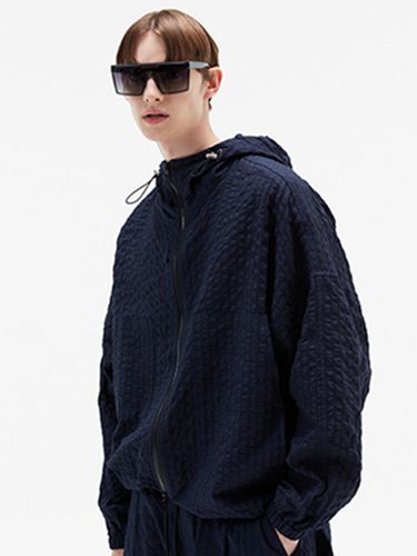 Seersucker Windbreaker_Navy - DNSR - Modalova