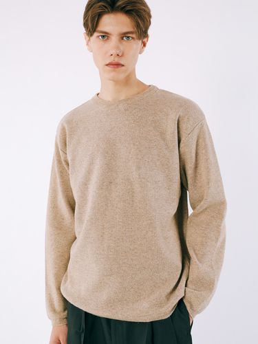 Soft Round Knit [Beige] - ESN - Modalova