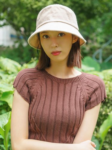 Hallie Bucket Hat - 2 Colors - meminn - Modalova