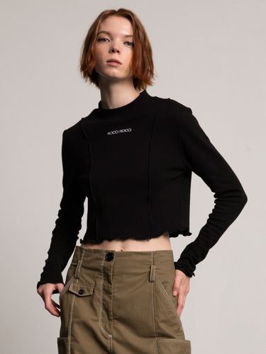 Cutting Half Turtle Neck Long Sleeve [] - ROCCI ROCCI - Modalova