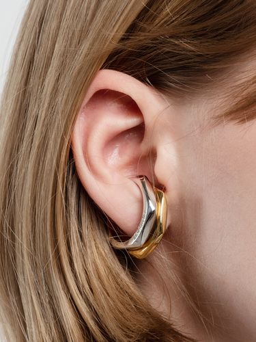 Set Hexagon Combination Ear-cuff - MOI studio - Modalova