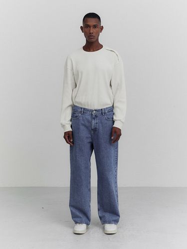 Light Blue Wide Denim Pants - Lagrange - Modalova