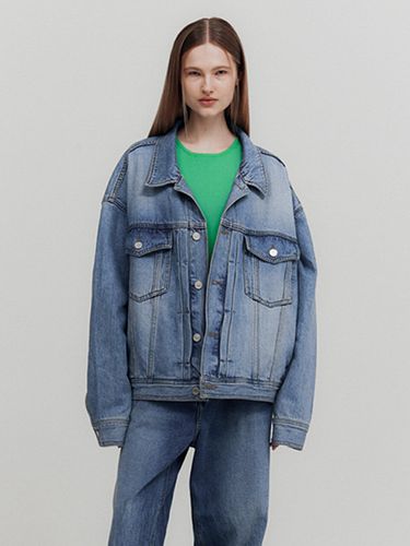 Washed Denim Jacket (Blue) - Lagrange - Modalova