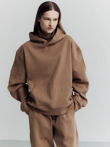 Essential Over Fit Hoodie (Brown) - Lagrange - Modalova