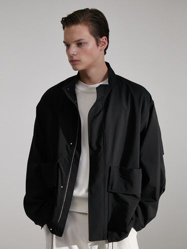 Hybrid Volume Short Oversize Jacket_Black - evener - Modalova