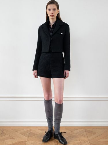 Tweed Wool Jacket - THETIS - Modalova