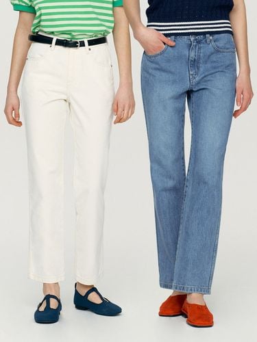 Himalayas Straight Cropped Denim Pants - AND YOU - Modalova