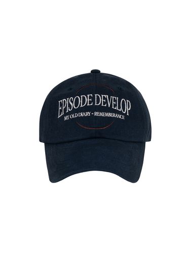 Graphic Line Logo Ball Cap_Navy - EP.DEVELOP - Modalova