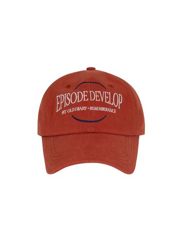 Graphic Line Logo Ball Cap_Brick - EP.DEVELOP - Modalova