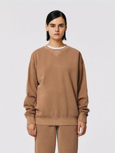 Small Logo Pigment Dyed Sweatshirt _ - GOALSTUDIO - Modalova