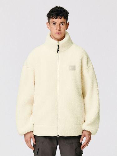 High Neck Sherpa Fleece Jacket - GOALSTUDIO - Modalova