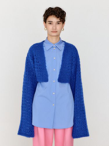 VOLERO Bolero Knit Cardigan - Blue - EENK - Modalova