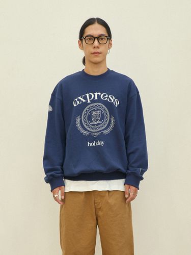 EPS Logo Sweatshirts _ Navy - EXPRESS HOLIDAY - Modalova