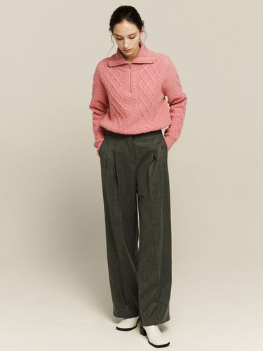 Wide-leg Wool Trousers_3 color - FRONTROW - Modalova