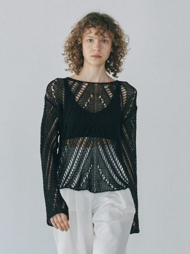 Oblique Netting Knit_Black - DIAGONAL - Modalova