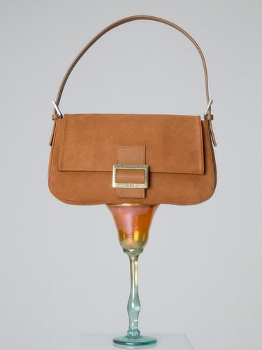 Suede Luke Shoulder Bag - Camel - RAIVE - Modalova