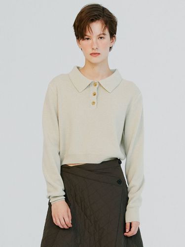 Cashmere Collar Knit Top - VOCAVACA - Modalova