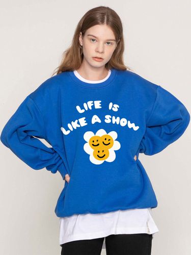 Unisex Twin Flower Smile Sweatshirt () - GRAVER - Modalova