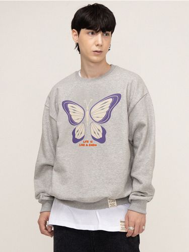 Unisex Butterfly Sweatshirt (Gray) - GRAVER - Modalova