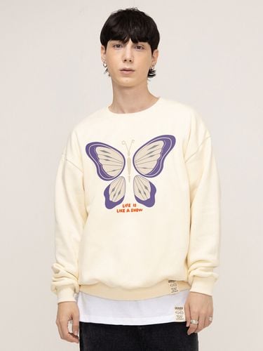 Unisex Butterfly Sweatshirt - GRAVER - Modalova