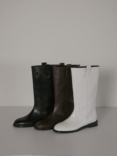 Round toe Mid-Boots _3 colours - treten - Modalova