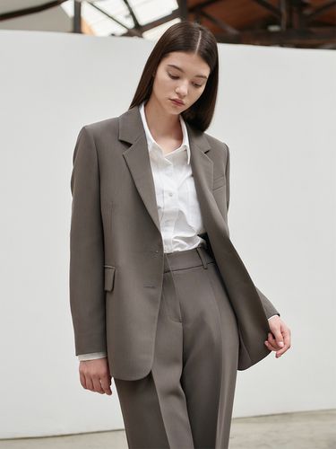 Suit Jacket_Khaki Grey - NILBY P - Modalova