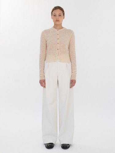 Cotton Wide Tucked Pants - LE - Modalova