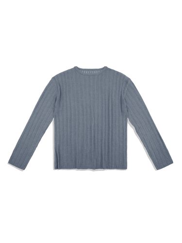 Soft Cron Knit (Blue Gray) - Millo Archive - Modalova