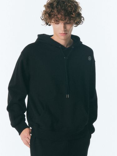 Logo Embroidery Basic Hooded Sweatshirt _ - CITYBREEZE - Modalova