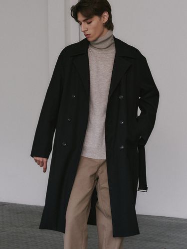 Alternative Wool Coat_Black - AREUBAN - Modalova