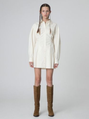 Shirring Shirts Dress_Off White - RAIVE - Modalova