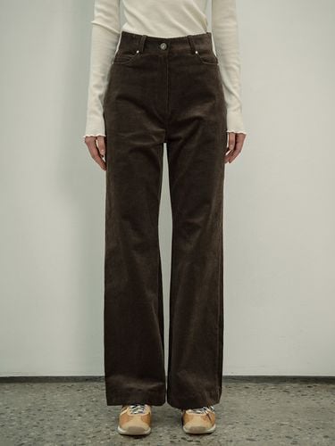 High Waisted Corduroy Pants () - Siyazu - Modalova