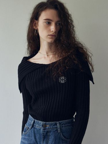 Nicole Sailor Off Shoulder Knit_Black - NICK&NICOLE - Modalova