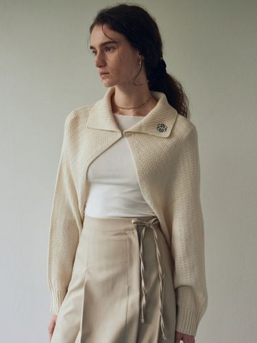 Nicole One Button Bolero Knit_Cream - NICK&NICOLE - Modalova