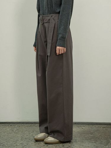 Wide Fit Chino Pants (Charcoal) - Siyazu - Modalova