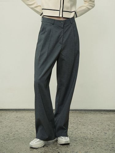 Muse Two Tuck Wide Slacks () - Siyazu - Modalova