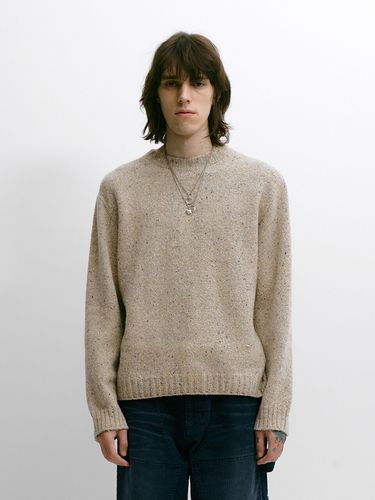 Whole Garment Alpaca Nepped Knit - YOUNGOH - Modalova