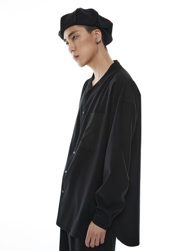 Wool Blend Overfit Shirts Jacket [] - DGNAK12 - Modalova