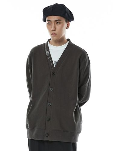 Overfit Matrix Cotton Cardigan [] - DGNAK12 - Modalova