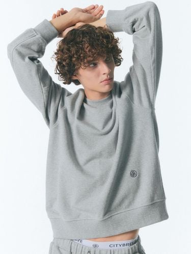 Logo Embroidery Over-fit Sweatshirt _ - CITYBREEZE - Modalova