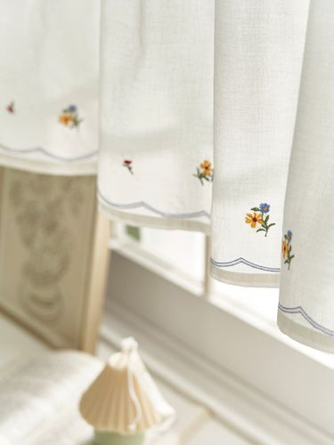 Petite Flower_Kitchen Balance Curtain - DECOVIEW - Modalova