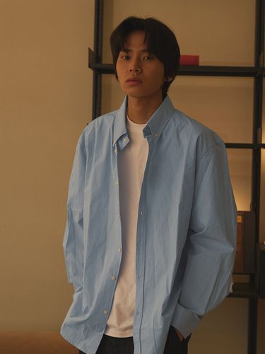 Lounge Shirt_Blue - ease - Modalova