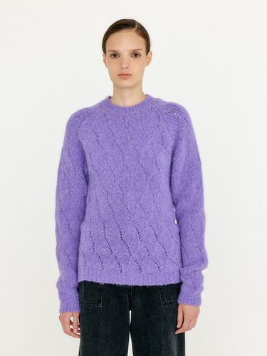 VARIEL Raglan Knit Sweater - Violet - EENK - Modalova