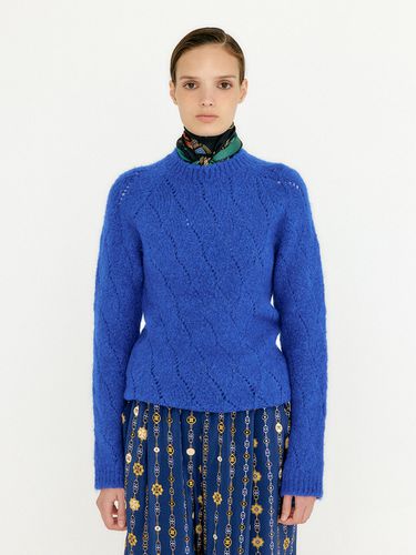 VARIEL Raglan Knit Sweater - Blue - EENK - Modalova